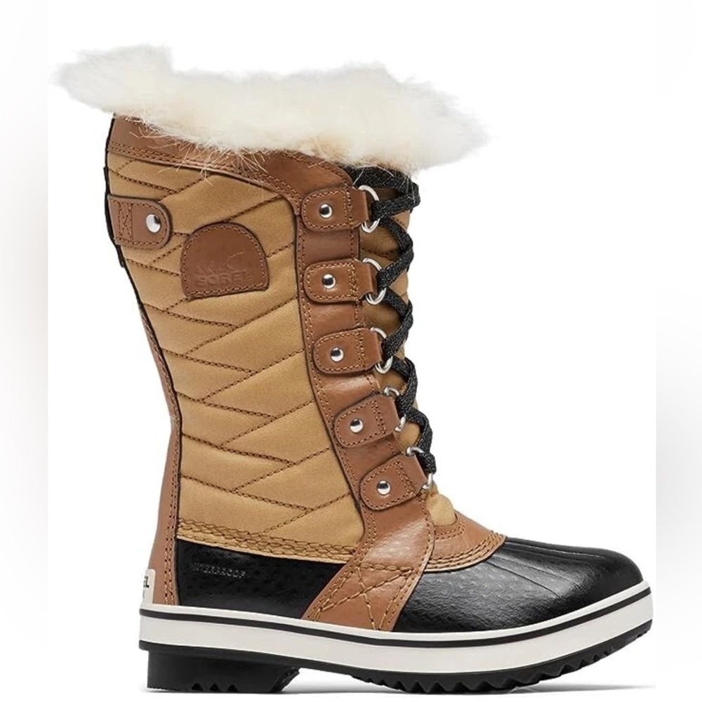 Sorel Tofino II Winter Boots Waterproof Fur Trim Insulated Size 5 B110